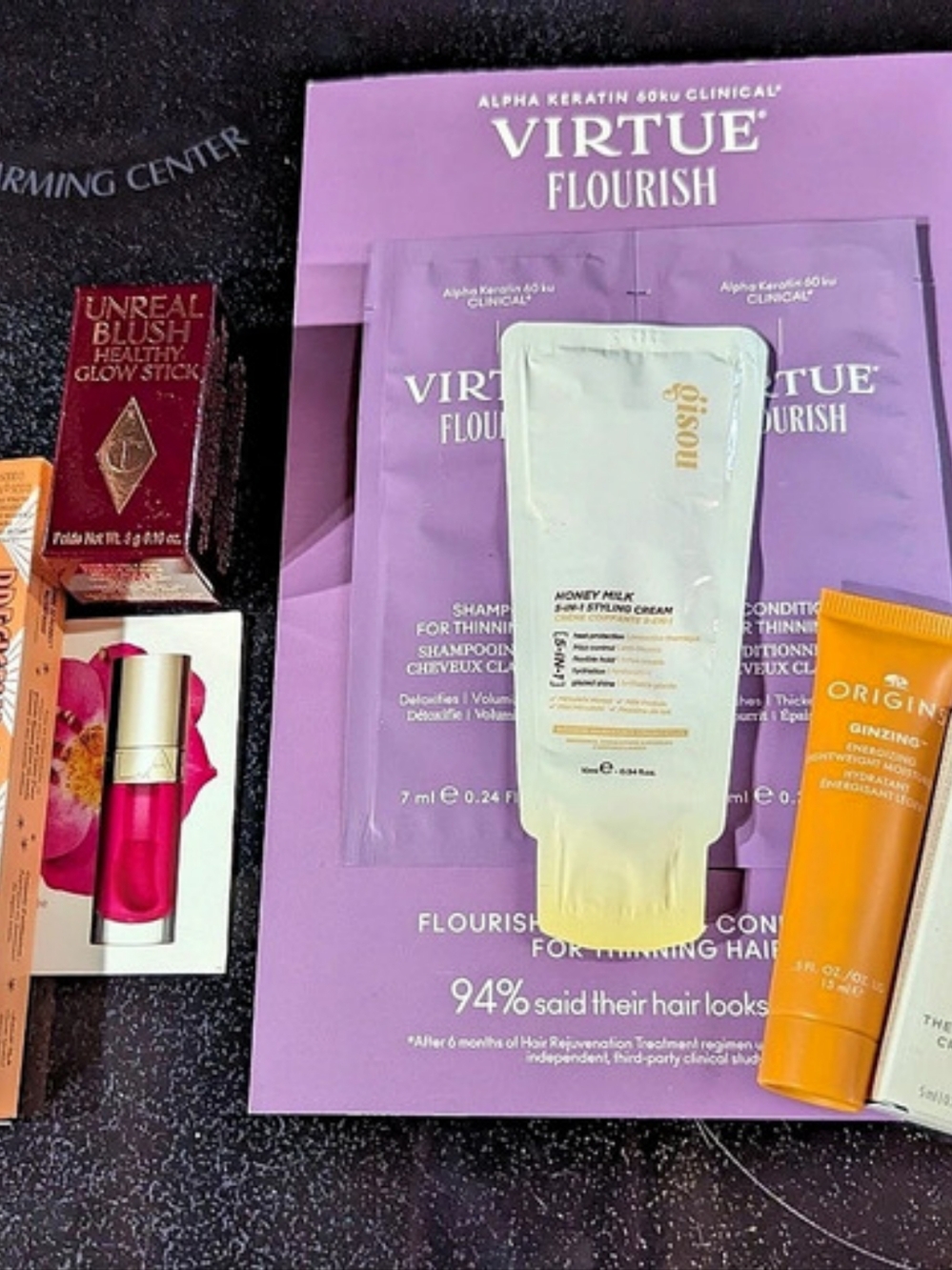 Charlotte Tilbury Mini Unreal Lip & Cheek Healthy Glow Rosy Pink Stick And More